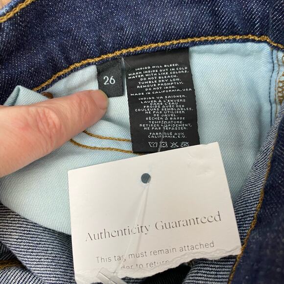 J Brand Jeans Aiden Flintlock Distressed Boyfriend Jeans Size 26/2 - Picture 12 of 12